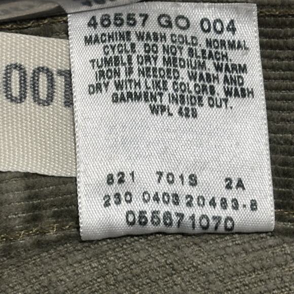 Levi’s 567 Corduroy Pants Mens 38x30 Baggy Low Loose Boot Brown Y2K Wide Leg VTG - Picture 7 of 15